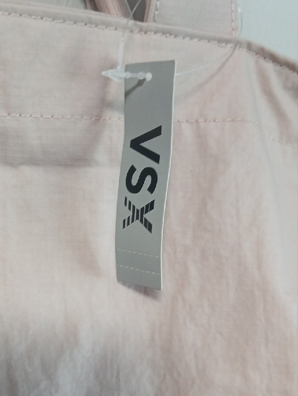 VSX Blush Pink Tote with Patterned Logo - Picture 3 of 6